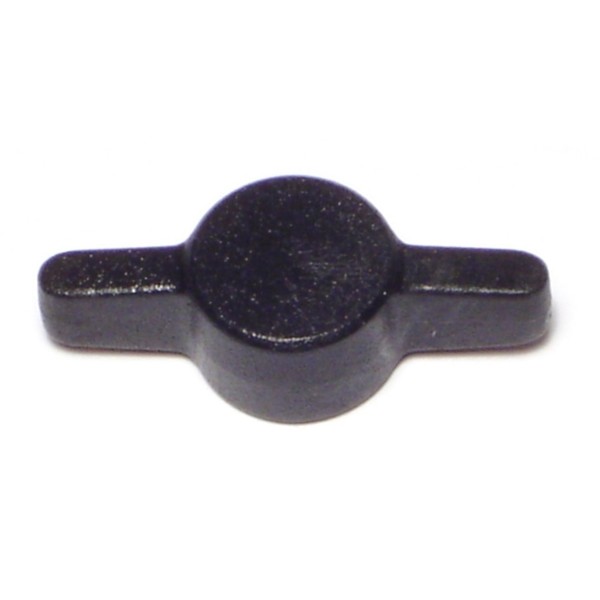 Midwest Fastener 1/4" Black Plastic Tee Thumb Screw Knobs 5PK 70882